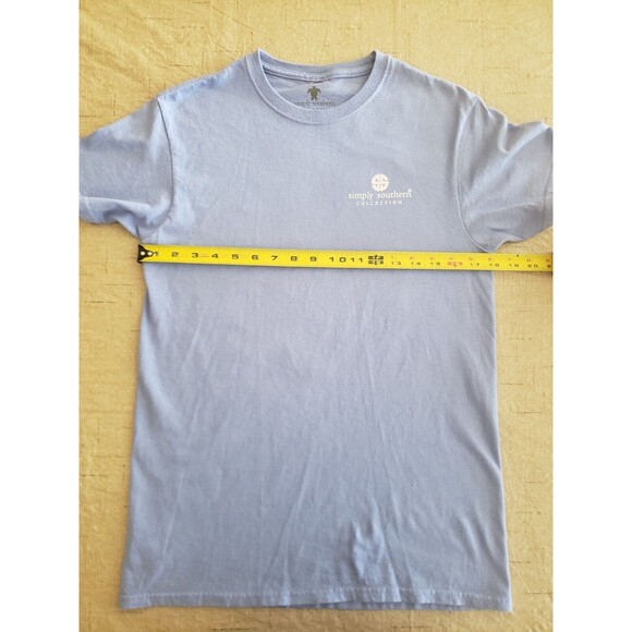 Simply Southern Mandala T-Shirt Womens Size Small Light Purple Blue 100% Cotton - Picture 11 of 11